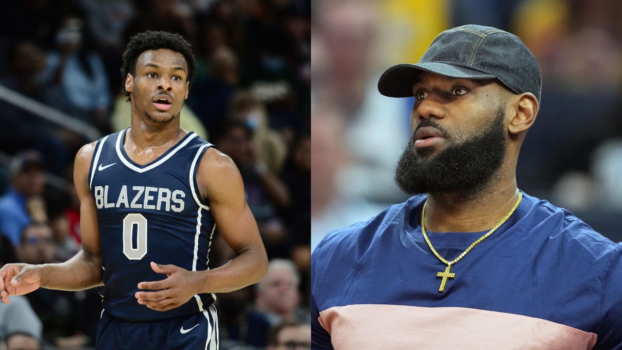 “Bronny James is nervous to shoot!!”: LeBron James ‘heckles’ his own $10 million worth son in ‘Blue Chips’ game