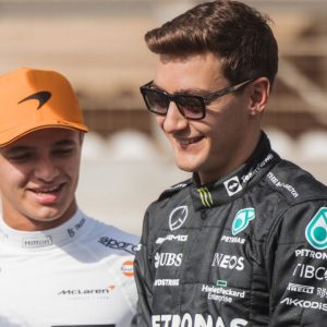 "George Russell takes a bit of my glory away"- Lando Norris takes cheeky dig at 24-year old Mercedes superstar after maiden pole position in Hungary