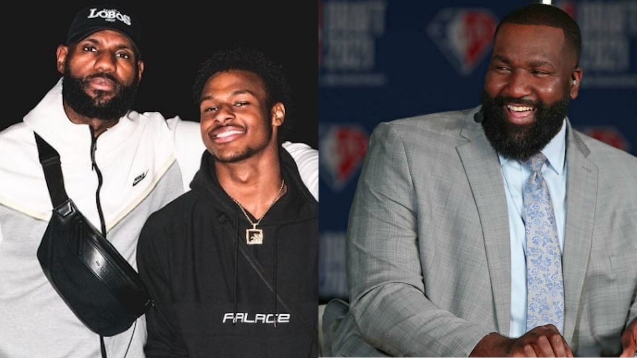 "Nephew out here snatching the screws at the rim, Jesus Christ": Kendrick Perkins and LeBron James react to Bronny's tomahawk dunk