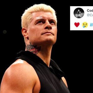 Cody Rhodes talks to his fan