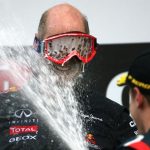 "You may laugh but Sebastian Vettel used to love getting it in my eyes"– Red Bull's Adrian Newey recalls how he had to save his eyes while celebrating win with four-time world champion