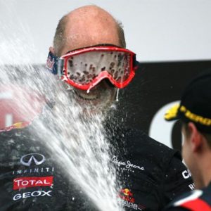 "You may laugh but Sebastian Vettel used to love getting it in my eyes"– Red Bull's Adrian Newey recalls how he had to save his eyes while celebrating win with four-time world champion