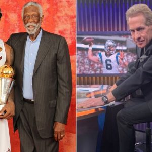 Skip Bayless cold-heartedly attacks 6’9” LeBron James for not posting a social media post about Bill Russell’s passing