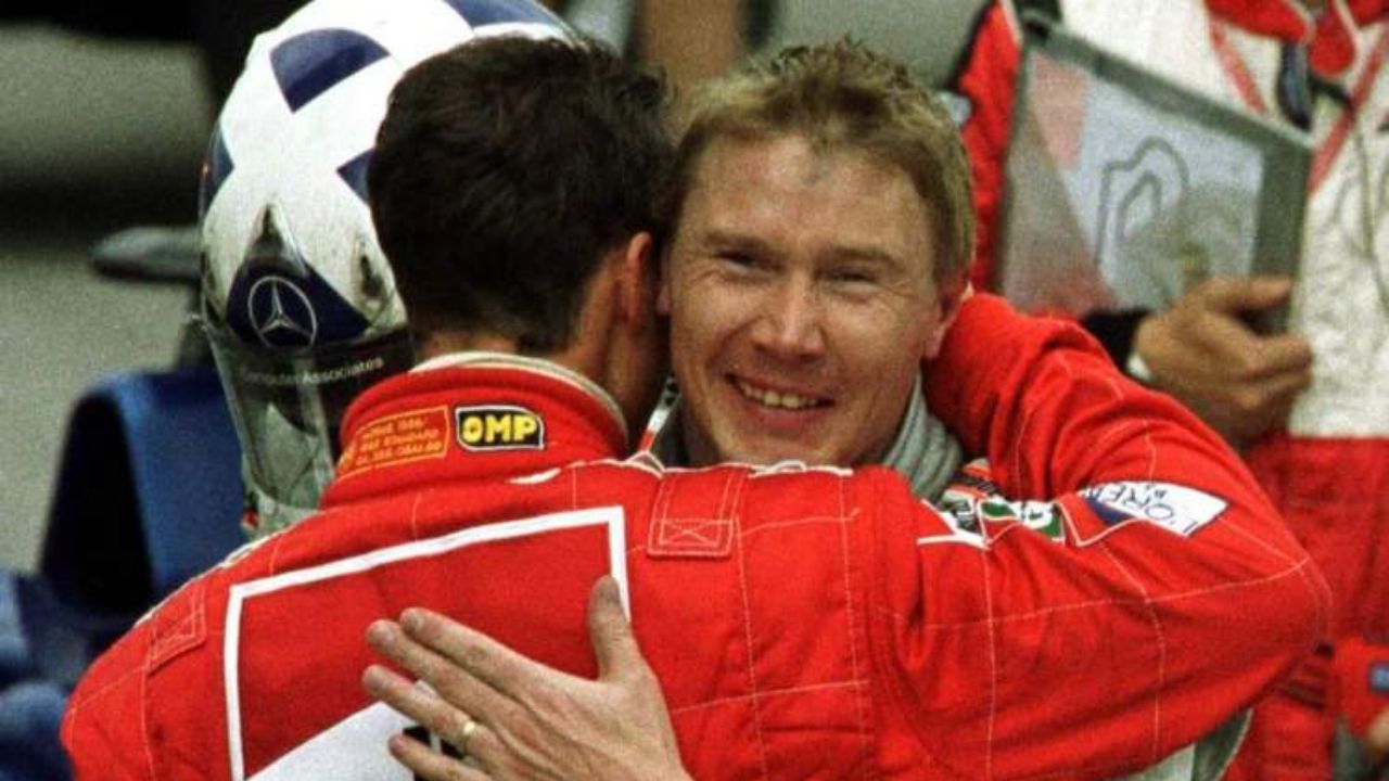 When Michael Schumacher broke rules to openly console his $30 Million worth arch rival