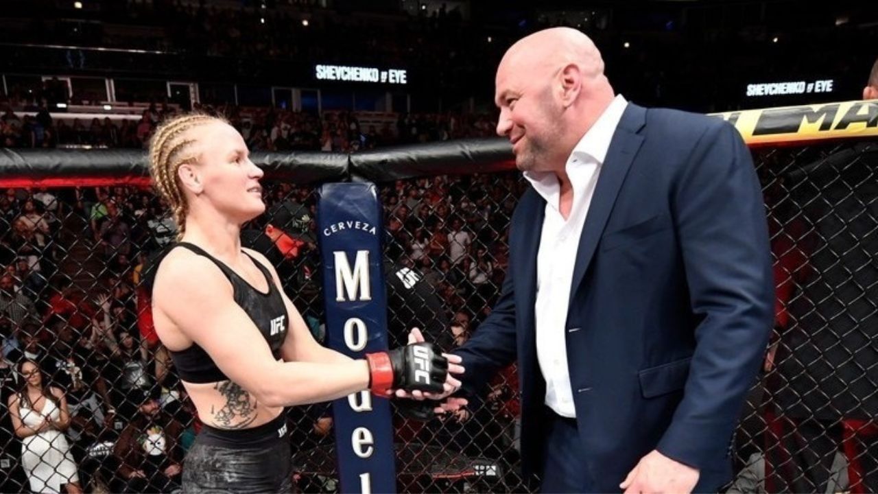 Dana White Amanda Nunes Valentina Shevchenko