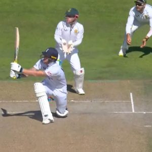 "What a response from Stokes": Michael Atherton appreciates sweet-timer Ben Stokes welcoming Simon Harmer with a six at Old Trafford