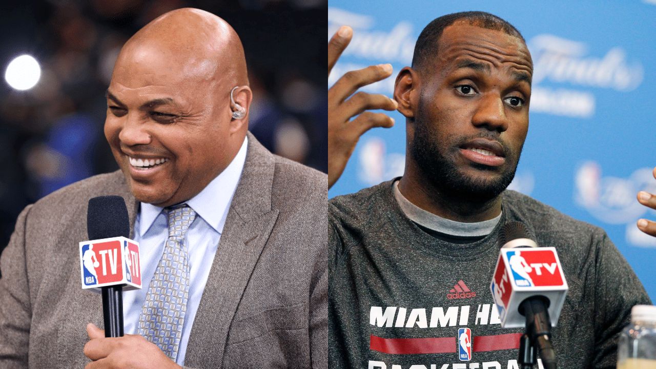 Charles Barkley goes off on LeBron James’ receding hairline, leaving Shaquille O’Neal in splits