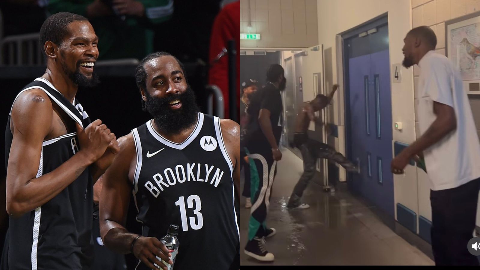 Kevin Durant and James Harden join forces once more but for a Travis Scott show, called him "THE BIGGEST IN THE WORLD!"