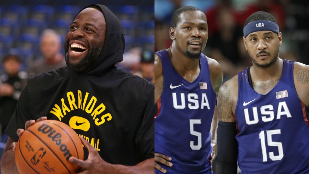 $60M worth Draymond Green confesses Carmelo Anthony being a better scorer than Kevin Durant