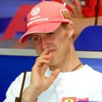 Michael Schumacher drove 19 qualifying laps to win 9 seconds ahead of David Coulthard