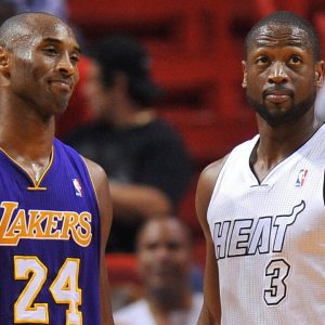 Dwyane Wade interrupted a Kobe Bryant interview to praise him for being a fierce competitor and their friendship on and off the court.