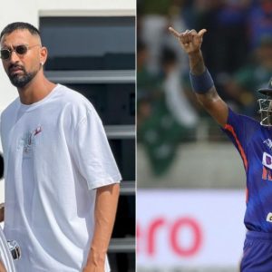 "You SUPERSTAR": Krunal Pandya claps for Hardik Pandya in jubilation as India beat Pakistan in Asia Cup 2022