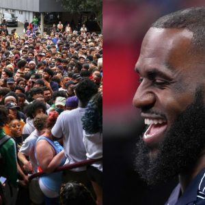 Billionaire LeBron James' much-hyped CrawsOver Pro-Am appearance turns into short-lived affair