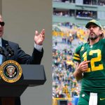 'I guess Joe Biden got 81 million votes': Aaron Rodgers tore down president's 'fake White House' as a propaganda attempt for Covid-19 vaccinations