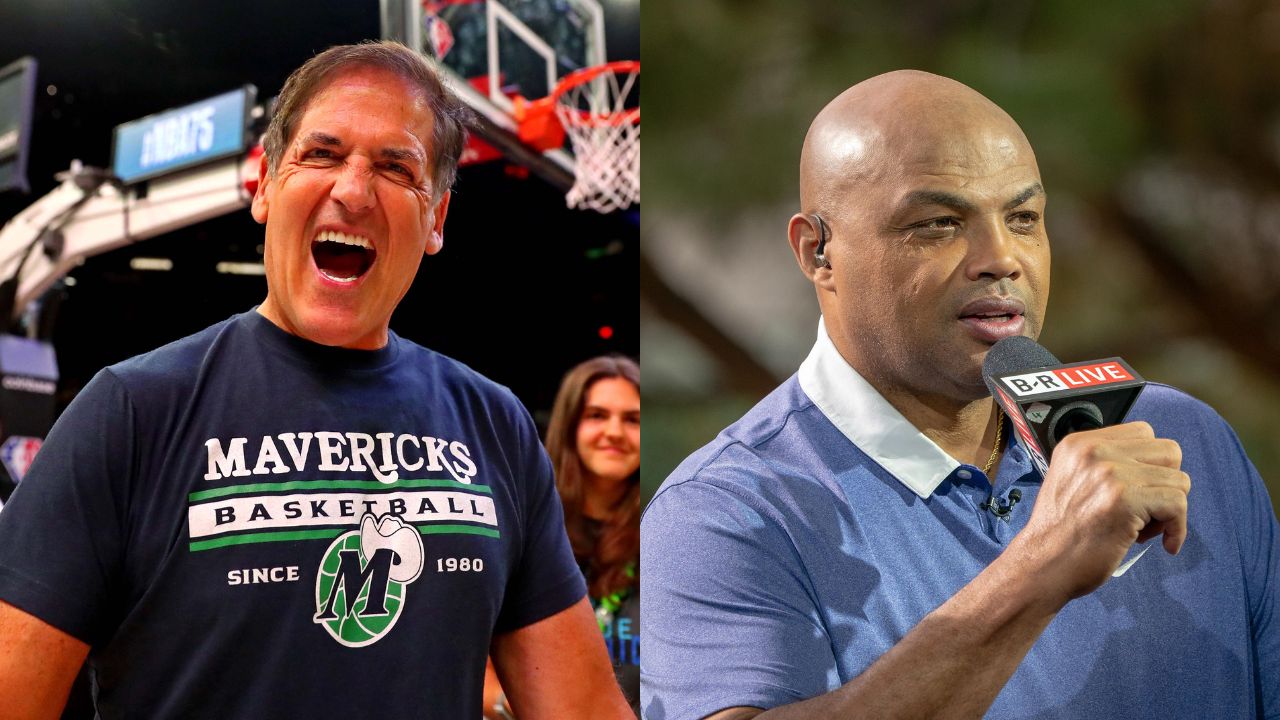 Billionaire Mark Cuban hilariously recalls doing shots with Charles Barkley in a hotel lobby