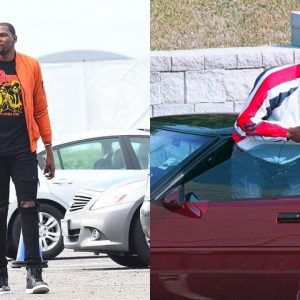Kevin Durant’s $4 million car collection is all but covered in 2 of Michael Jordan’s cars