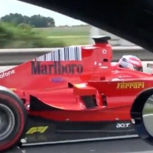 Man escapes $421 in fine for driving illegal F2 car in Ferrari livery on public highway