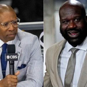 340 lbs Shaquille O’Neal was dangerously pushed into a Christmas tree by $20 million fellow TNT analyst