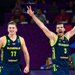 Luka Doncic is so competitive he wouldn't let $90 million Slovenian teammate win in 'Flip the Bottle'