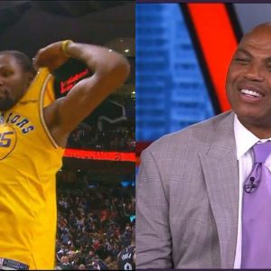 Charles Barkley calls $200 million Kevin Durant “a cadaver” on national television as The Slim Reaper was handing off his jersey to Drake