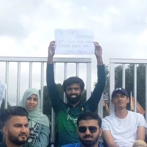 "Exam tomorrow but can't miss watching Babar Azam bat": Crazy Babar Azam fan spotted during NED vs PAK 3rd ODI at Hazelaarweg, Rotterdam