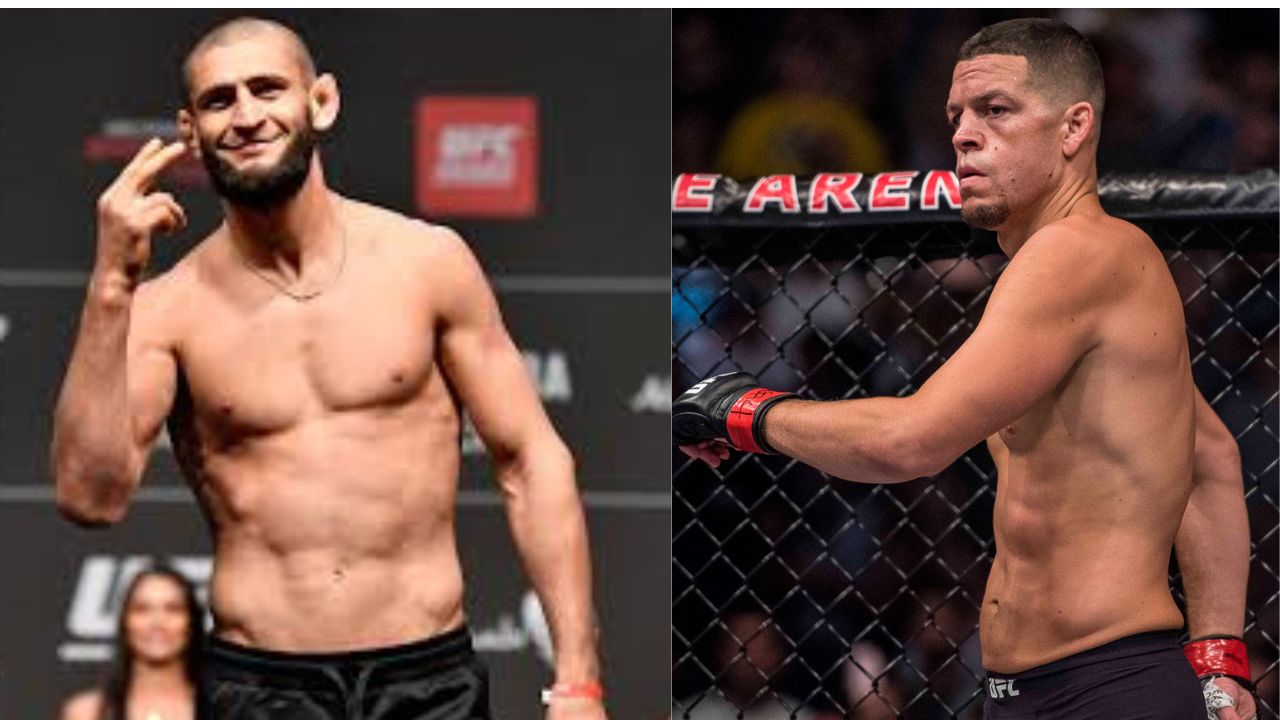 Khamzat Chimaev Nate Diaz