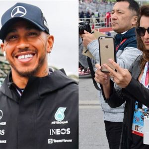 When Lewis Hamilton stepped aside Mercedes employee to wave at $85 million Hollywood star