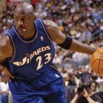 6'6" Michael Jordan scored the game winning fadeaway in his last ever All-Star game