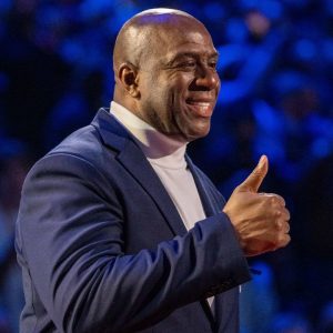 What is 220 lbs Magic Johnson secret to being so fit despite still suffering from AIDS?