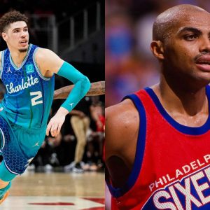 LaMelo Ball was left in disbelief after watching 252 lbs Charles Barkley dish a behind-the-back pass like a nimble guard