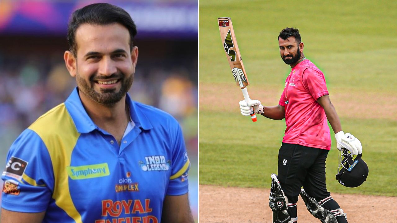 "Kya Iraada hai": Irfan Pathan asks Cheteshwar Pujara his intentions amid golden run in Royal London Cup for Sussex