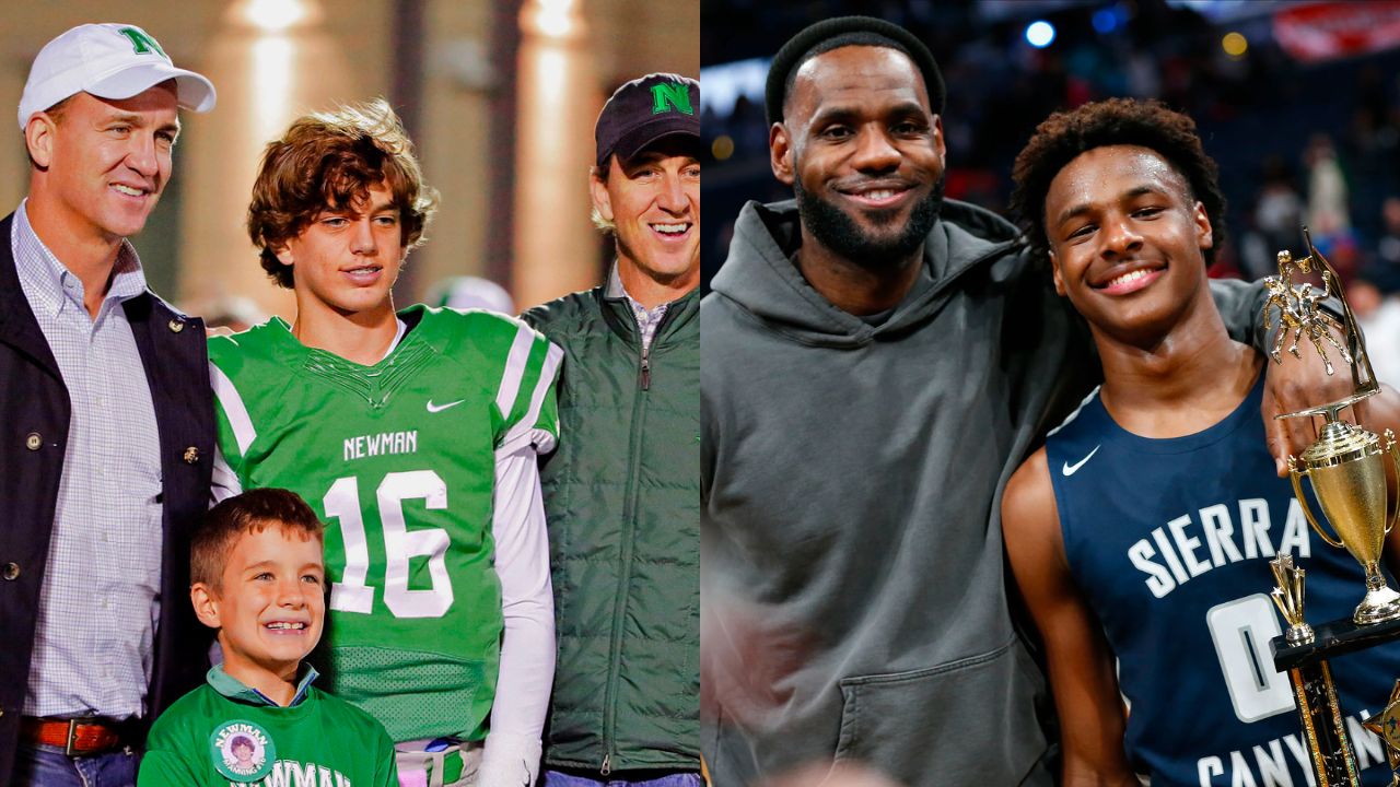 Arch Manning is to Peyton Manning and Eli Manning what Bronny James is to billionaire LeBron James