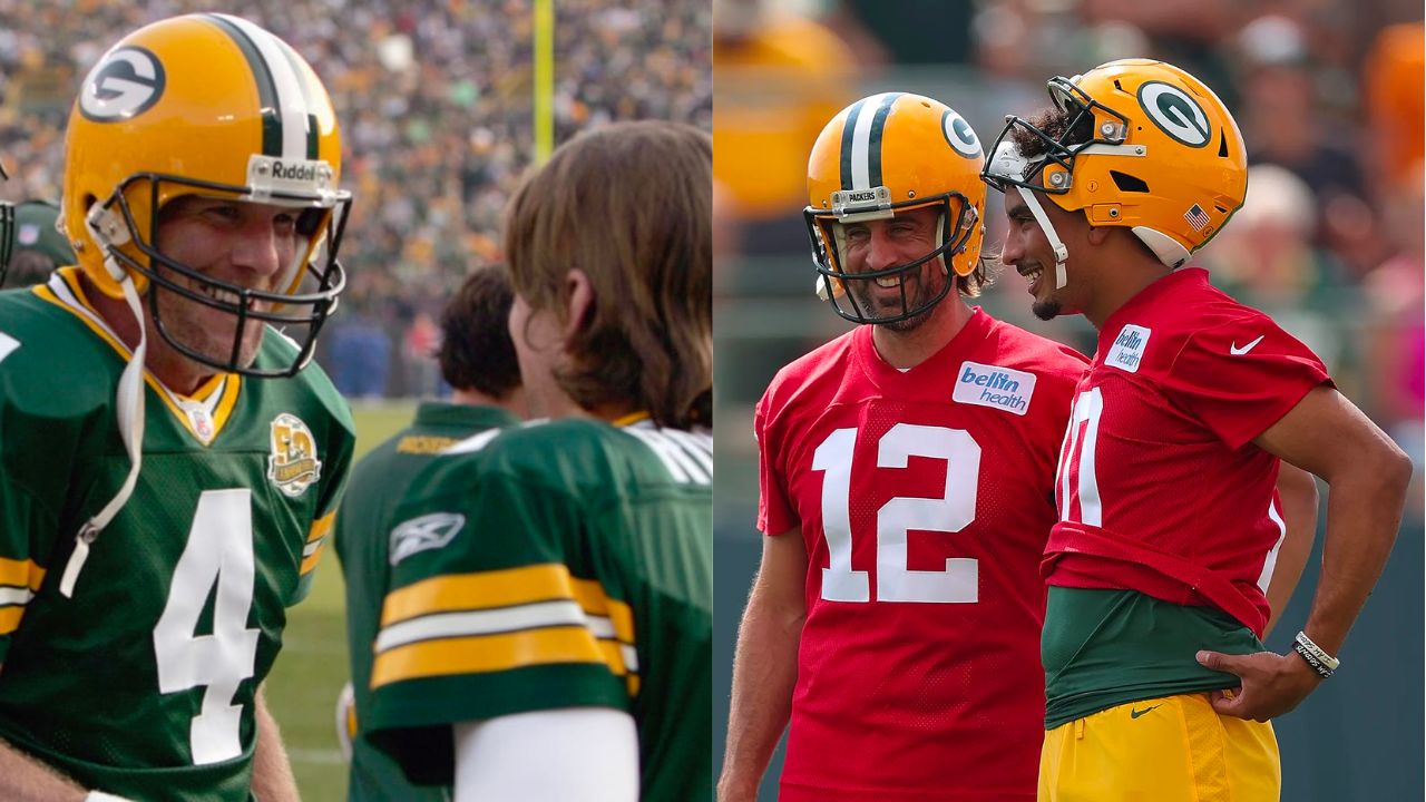 Aaron Rodgers Compares Jordan Love to Himself Backing Up the Legendary Brett Favre