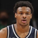 LeBron James couldn't get enough of 6'3 Bronny and his new found athleticism