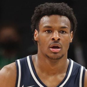 LeBron James couldn't get enough of 6'3 Bronny and his new found athleticism