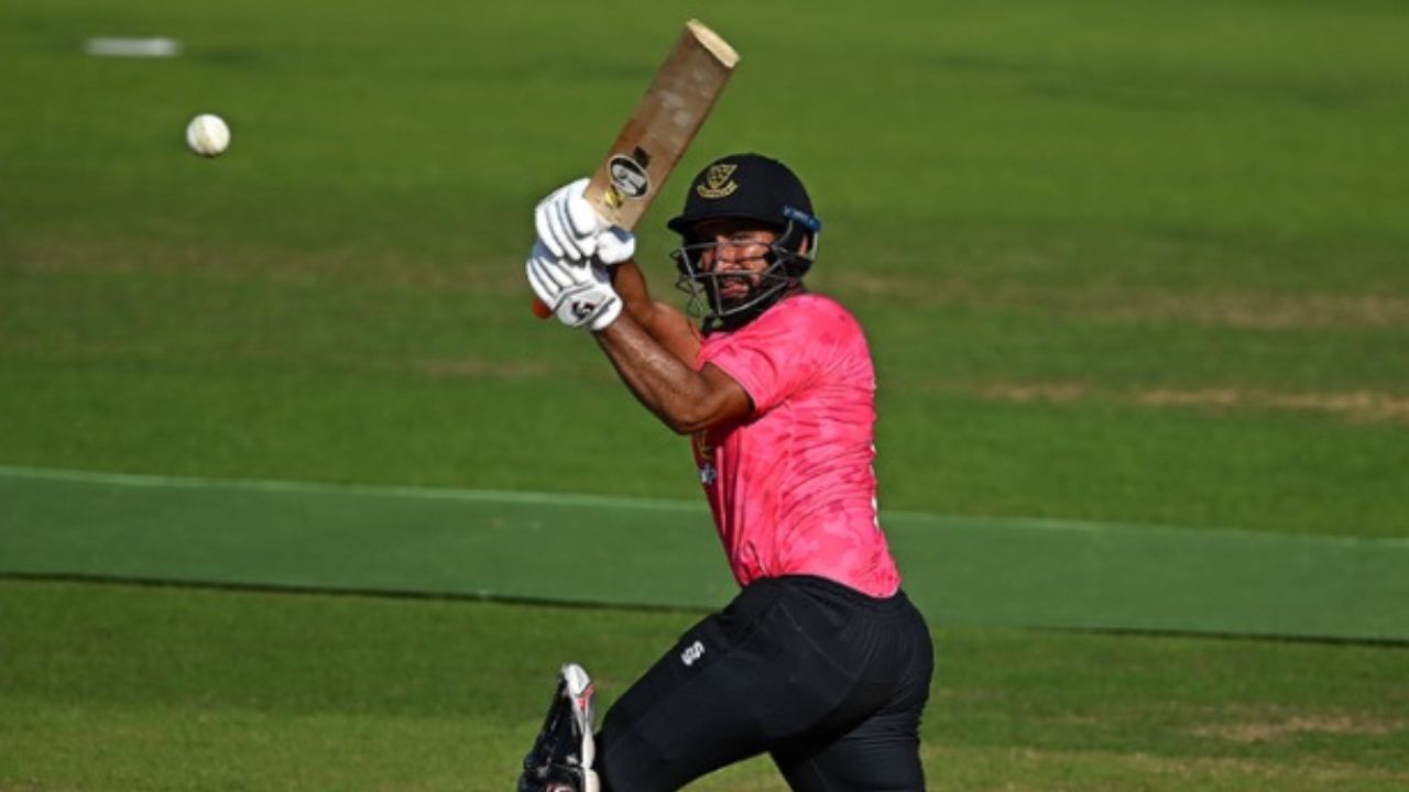 Cheteshwar Pujara batting highlights: C Pujara century video in Warwickshire vs Sussex Royal London Cup match