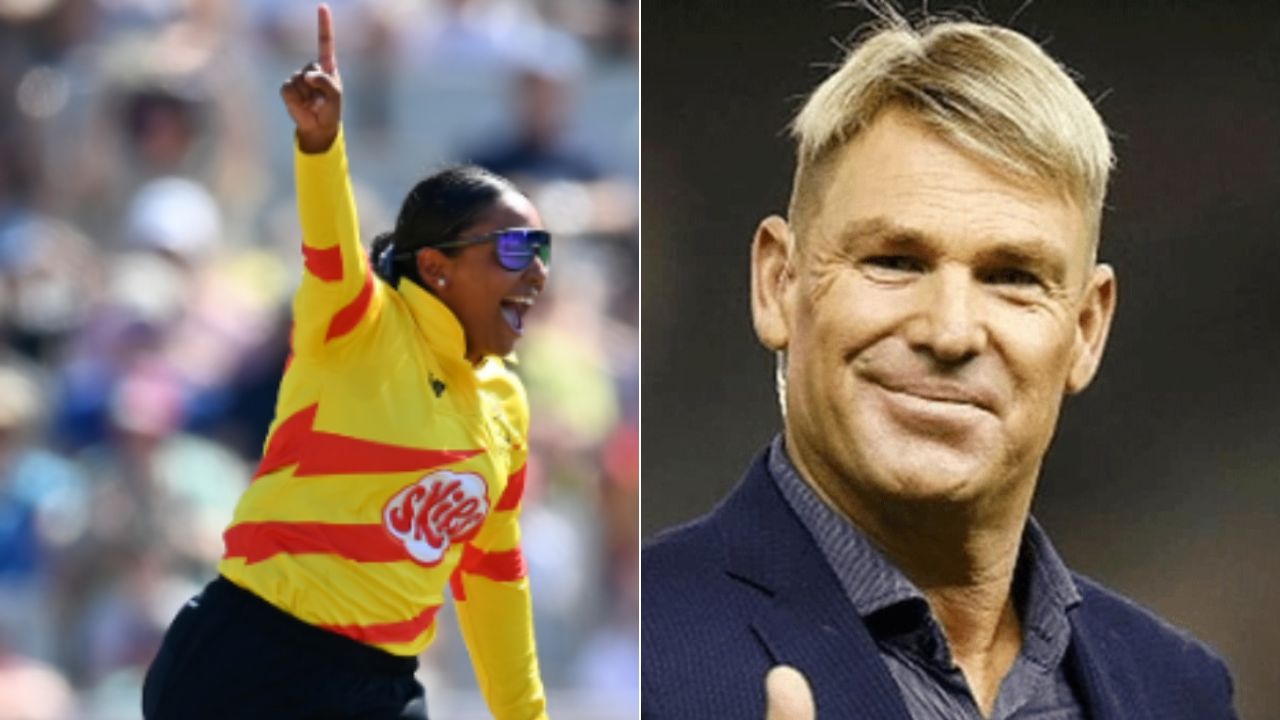 "I hope Shane Warne is looking down": Alana King remembers Shane Warne after becoming first woman cricketer to take hat-trick in The Hundred