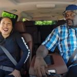 7-foot undercover Lyft driver Shaquille O'Neal hilariously storms out of cab on Kobe Bryant's mention