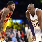 6'6" Kobe Bryant couldn't stop laughing after hitting massive shot right in Paul George's face