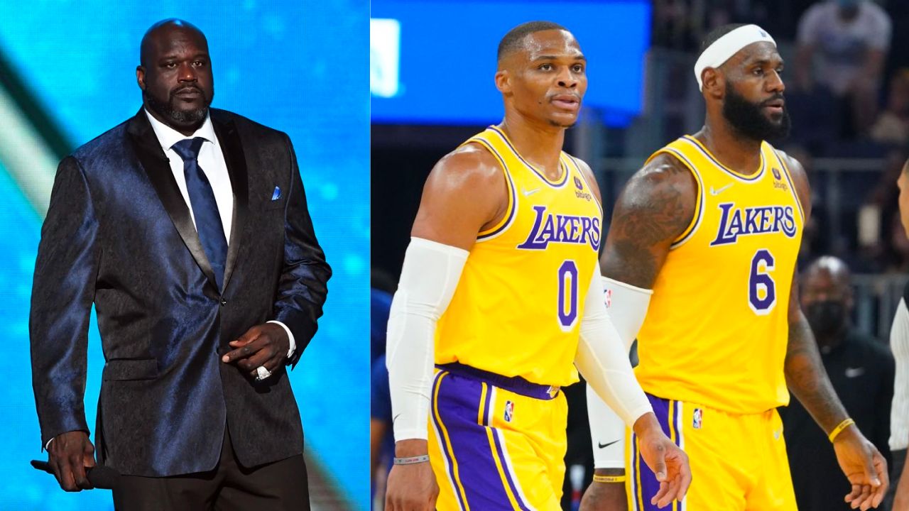 Shaquille O'Neal explains why losing $24 million could cause discomfort between Russell Westbrook and LeBron James' Lakers
