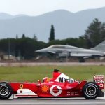 Michael Schumacher almost won against a $142 Million fighter jet during a race in Italy