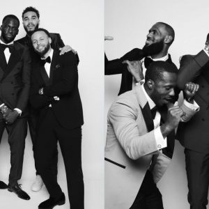 "Rich Paul pulled me, I won't say no!": Jayson Tatum describes his photos with Stephen Curry, LeBron James at Draymond Green's wedding