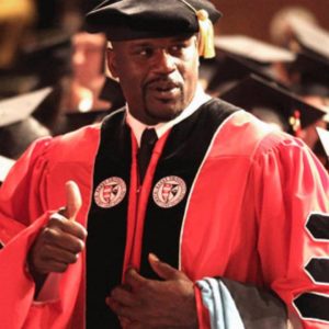 Shaquille O’Neal realized the importance of education after potentially requiring an academic scholarship to go to college