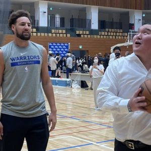 Just Like Stephen Curry, Klay Thompson Too Fails to Nudge the 'Michael Jordan' of Sumo Wrestling