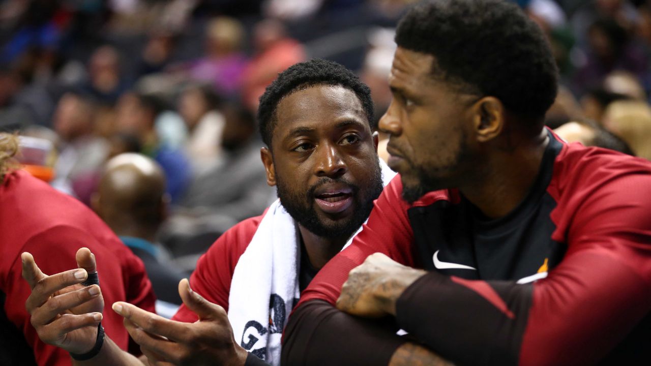 Hungry? Go for a DWade Burger and Haslem wings!: $190 million Heat duo start shocking new business venture together