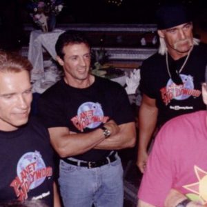 Hulk Hogan Arnold Schwarzenegger Sylvester Stallone