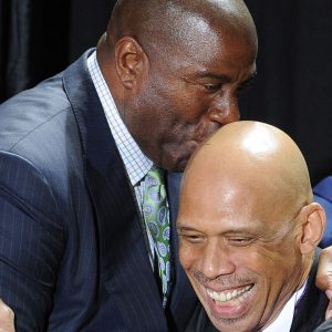 Magic Johnson, Kareem Abdul-Jabbar, and the "Showtime Lakers" take a retreat to Hawaii after over 30 years