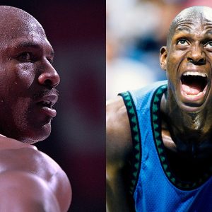 “Let That Big Fella In”: Michael Jordan Calling 18 y/o Kevin Garnett to a Pick-up Game in a Mall Inspired Him to Skip College