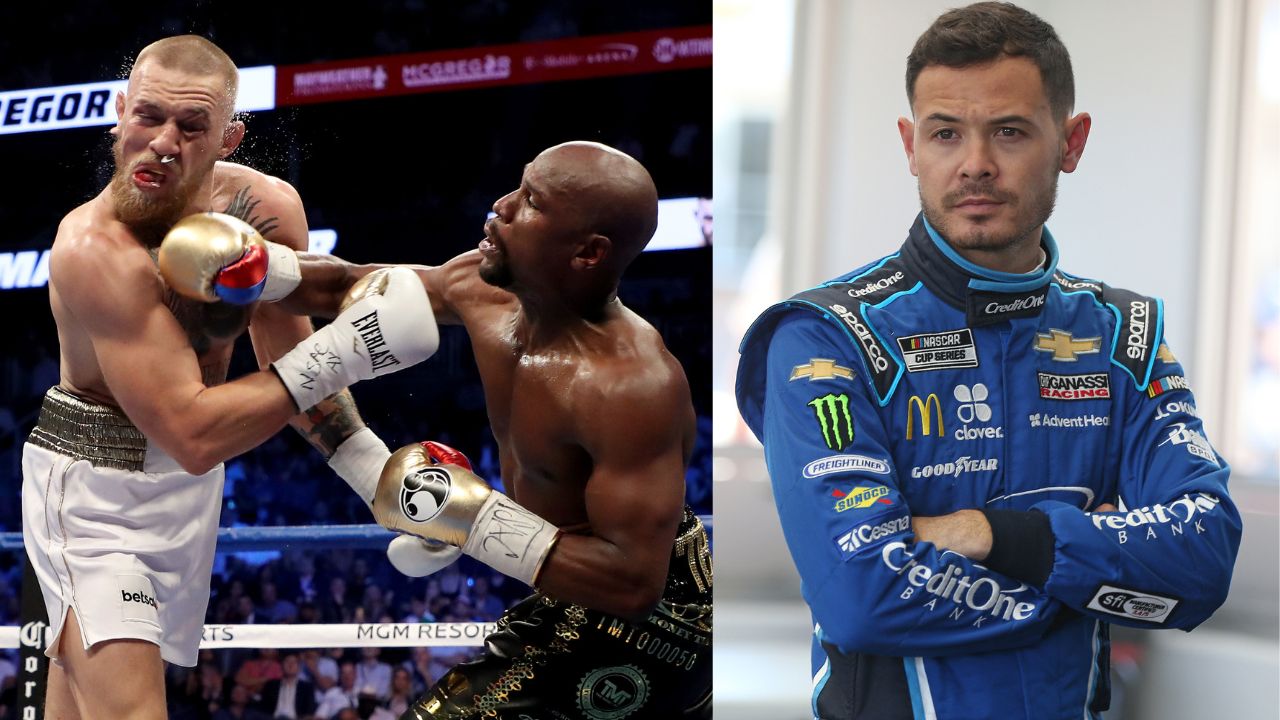 Kyle Larson Conor McGregor Floyd Mayweather