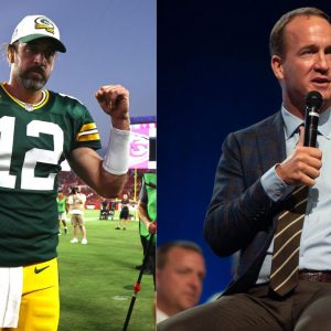 Jealous Peyton Manning was blown away by Aaron Rodgers' insane throwing skills